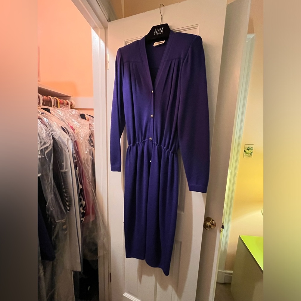 Vintage St John knit sweater dress